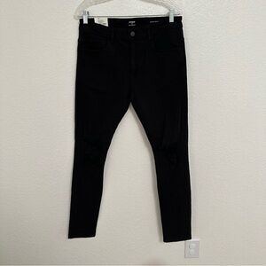 Ripped Super Skinny Black Jeans